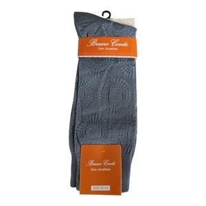BRUNO  CONTE  MEN'S CHARCOAL SILKY  DRESS SOCK FASHION  COLORS. BCS2004.